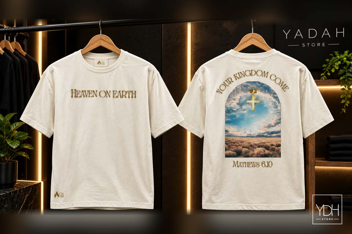 Camiseta Heaven on Earth, frente e costas